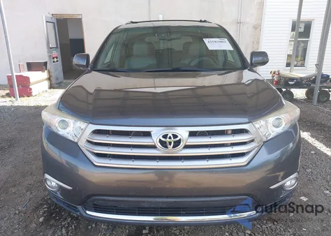 2013 Toyota Highlander Limited V6 from USA, damaged, VIN 5TDDK3EH2DS272953